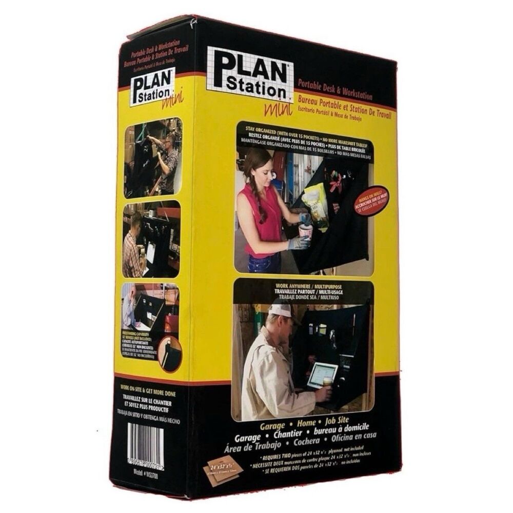 Plan Station Mini Portable Standing Desk Workbench Wall Mount Workstation WS3700